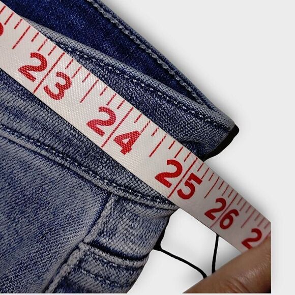 NYDJ Womens Jeans Sz 26W Girlfriend Faded High Rise Straight Leg Plus Classicore - Picture 12 of 12